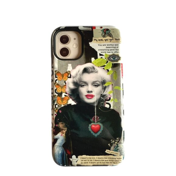 Marilyn‎ Monroe collage art inspired  light weight case for iPhone 11 - Picture 2 of 6